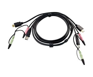 KVM-kabel - ATEN USB HDMI KVM Cable 1.8m - 2L-7D02UH