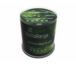 Lagrings-tilbehør - MediaRange DVD-R  4.7GB 100p - MR442