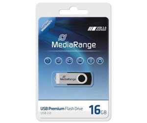 Minnepenn - DeLOCK MediaRange USB 2.0 Premium Flash Drive 16GB - 16GB - Minnepenn - MR910