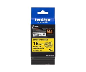 Papir, Fotopapir & Etiketter - Brother TZES641 - Black on Yellow - Roll (1.8 cm x 8 m) - TZES641