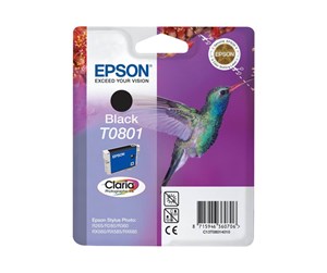 Printertilbehør blekk/toner - Epson T0801 / C13T08014011 Black Ink 7ml - Blekkpatron Svart - C13T08014011