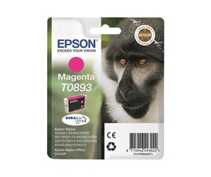 Printertilbehør blekk/toner - Epson T0893 - Blekkpatron Rød - C13T08934011