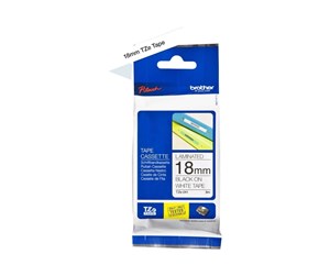 Papir, Fotopapir & Etiketter - Brother TZE241 Black/White Tape 18mm - TZE241