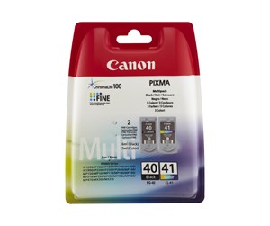 Printertilbehør blekk/toner - Canon PG-40/CL-41 / 0615B043 Multipack - Blekkpatron Colour (cyan, magenta, yellow) - 0615B043