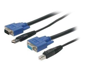 KVM-kabel - StarTech.com 2-in-1 USB KVM Cable - tastatur / video / mus / USB kabel - SVUSB2N1_6