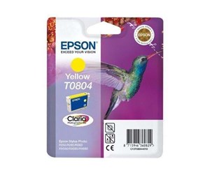 Printertilbehør blekk/toner - Epson T0804 Yellow - Blekkpatron Yellow - C13T08044021