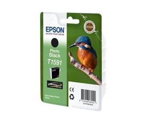 Printertilbehør blekk/toner - Epson T1591 Ink Cartridge - Black - Blekkpatron Foto-sort - C13T15914010