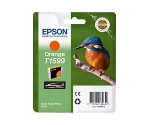 Printertilbehør blekk/toner - Epson T1599 Ink Cartridge - Orange - Blekkpatron Oransje - C13T15994010