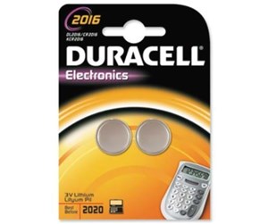 Batteri - DURACELL ELECTRONICS 2016 2PK - 803886