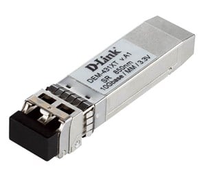 Repeater & Transceiver - D-Link DEM-431XT 10GBASE-SR SFP+ Multi-Mode Transceiver (300m) - DEM-431XT