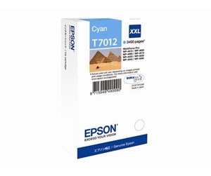 Printertilbehør blekk/toner - Epson T7012 XXL Ink Cartridge - Blekkpatron Blå - C13T70124010