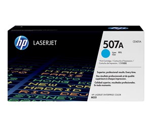 Printertilbehør blekk/toner - HP 507A / CE401A Cyan Toner - Laser toner Blå - CE401A