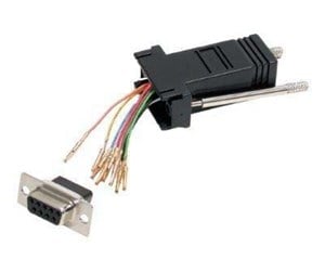 Parallell/seriell kabel - StarTech.com DB9 to RJ45 Modular Adapter - GC98FF