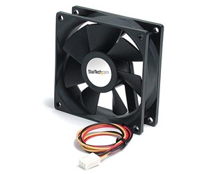 Kabinettvifte - StarTech.com 92x25mm Ball Bearing Quiet Computer Case Fan w/ TX3 Connector - Kabinettvifte - 92mm - Svart - FAN9X25TX3L