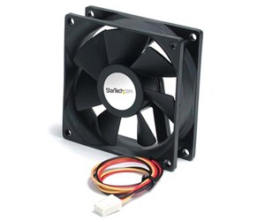 Kabinettvifte - StarTech.com 60x20mm Replacement Ball Bearing Computer Case Fan w/ TX3 Connector - Kabinettvifte - 60mm - Svart - FAN6X2TX3