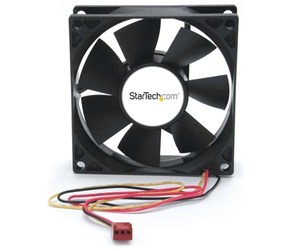 Kabinettvifte - StarTech.com 80x25mm Dual Ball Bearing Computer Case Fan w/ TX3 Connector - Kabinettvifte - 80mm - Svart - FANBOX2