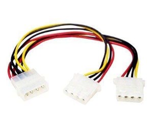 Strømkabel (intern) - StarTech.com LP4 to 2x LP4 Power Y Splitter Cable - PYO2L