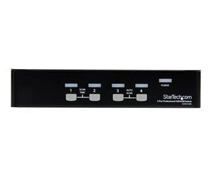 KVM-switch - StarTech.com 4 Port Professional VGA USB KVM Switch with Hub - SV431USB