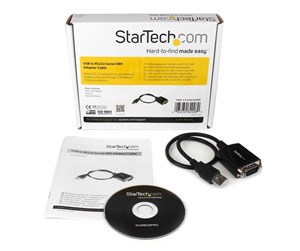 Nettverksadapter - StarTech.com ICUSB232PRO USB to RS232 Serial DB9 Adapter Cable with COM Retention - ICUSB232PRO