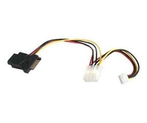 Strømkabel (intern) - StarTech.com LP4 to SATA Power Cable Adapter with Floppy Power - LP4SATAFMD