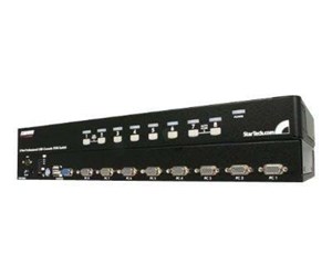 KVM-switch - StarTech.com 8 Port 1U Rack Mount USB PS - SV831DUSBGB