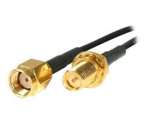 Nettverkskabel - RP-SMA to SMA Wireless Antenna Adapter Cable - antennekabel - RPSMA10MF