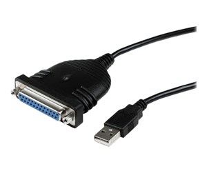 Nettverksadapter - StarTech.com USB to DB25 Parallel Printer Cable 1.8M - ICUSB1284D25