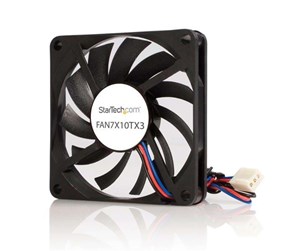 Kabinettvifte - StarTech.com Replacement 70mm TX3 Dual Ball Bearing CPU Cooler Fan - Kabinettvifte - 70mm - Svart - FAN7X10TX3