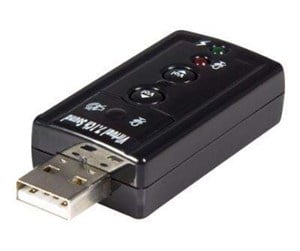 Lydkort - StarTech.com Virtual 7.1 USB Stereo Audio Adapter External Sound Card - ICUSBAUDIO7