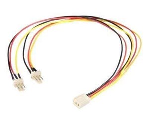 Strømkabel (ekstern) - StarTech.com TX3 Fan Power Splitter Cable - splitter til blæser - TX3SPLIT12