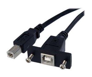 USB - StarTech.com 1 ft Panel Mount USB Cable - USBPNLBFBM1