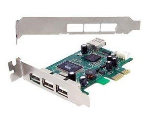 Kontroller - StarTech.com 4 Port PCI Express Low Profile High Speed USB Card - PEXUSB4DP