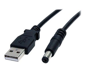 Strømkabel (intern) - StarTech.com USB to Type M Barrel 5V DC Power Cable - strømkabel - USB2TYPEM