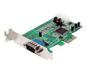 Nettverksadapter - StarTech.com 1 Port Low Profile Native RS232 PCI Express Serial Card with 16550 UART - PEX1S553LP