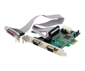 Nettverksadapter - StarTech.com 2S1P Native PCI Express Parallel Serial Combo Card with 16550 UART - PEX2S5531P