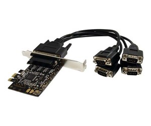 Nettverksadapter - StarTech.com 4 Port RS232 PCI Express - PEX4S553B