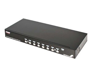 KVM-switch - StarTech.com 8 Port 1U Rack Mount USB KVM Switch Kit with OSD and Cables - SV831DUSBUK