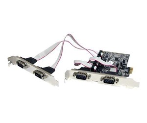 Nettverksadapter - StarTech.com 4 Port Native PCI Express - PEX4S553