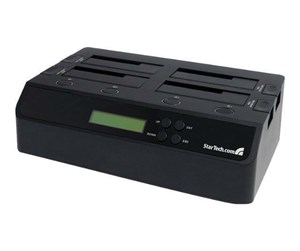 Harddisk - Tilbehør - StarTech.com 4 Bay USB 3.0 eSATA to SATA Standalone 1:3 Hard Drive Duplicator Dock - SATDOCK4U3RE