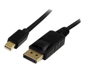 Skjermkabel - StarTech.com Mini DisplayPort to DisplayPort Adapter Cable - DisplayPort adapter - MDP2DPMM2M