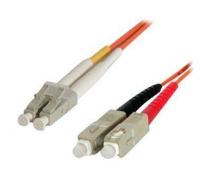 Nettverkskabel - Multimode 50/125 Duplex Fiber Patch Cable LC - SC - netværkskabel - 50FIBLCSC3