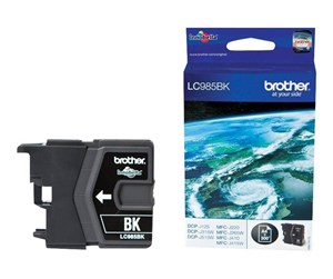 Printertilbehør blekk/toner - Brother LC985BK / LC 985BK Black Ink - Blekkpatron Svart - LC985BK