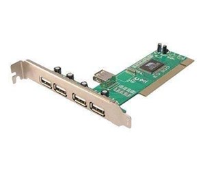 Kontroller - LogiLink PCI Card USB 2.0 4+1 Port - USB-adapter - PC0028