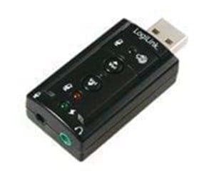 Lydkort - LogiLink USB lydkort med Virtual 7.1 Sound Effects - UA0078