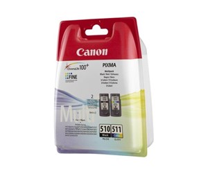 Printertilbehør blekk/toner - Canon PG-510/CL-511 / 2970B010 Multi Pack - Blekkpatron Colour (cyan, magenta, yellow) - 2970B010