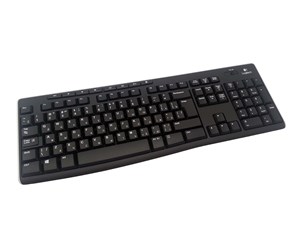 Tastatur - Logitech Wireless Keyboard K270 - Tastatur - Nordisk - Svart - 920-003735