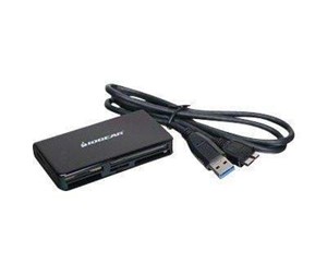 Flashminneadapter - IOGEAR SuperSpeed USB 3.0 Multi-Card Reader / Writer GFR381 - kortlæser - GFR381