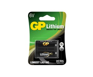 Batteri - GP Photo Lithium kamerabatteri - 2CR5 - 3700