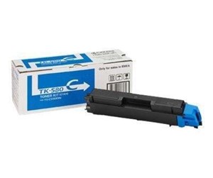 Printertilbehør blekk/toner - Kyocera TK 580C - Laser toner Blå - 1T02KTCNL0