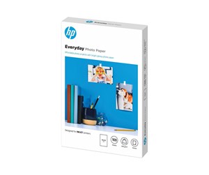 Papir, Fotopapir & Etiketter - HP Everyday Glossy Photo Paper 200g 100 pcs. - CR757A